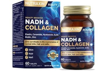 NUTRAXIN NADH & COLLAGEN ICEREN TAKVIYE EDICI GIDA TABLET 60 tablet İlaç Görseli