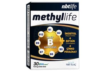 NBTLIFE METHYLIFE TAKVIYE EDICI GIDA 30 kapsül İlaç Görseli