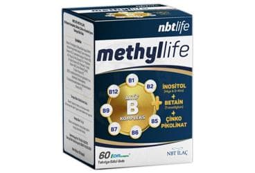 NBTLIFE METHYLIFE TAKVIYE EDICI GIDA 60 kapsül İlaç Görseli