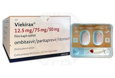 VIEKIRAX 12,5/75/50 MG 56 FILM KAPLI TABLET İlaç Görseli