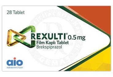 REXULTI 0,5 MG FILM KAPLI TABLET (28 ADET) İlaç Görseli