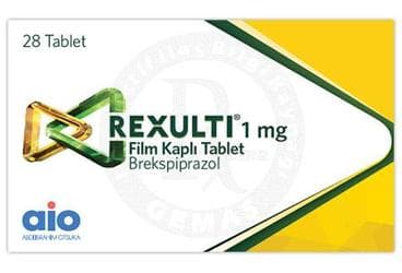 REXULTI 1 MG FILM KAPLI TABLET (28 ADET) İlaç Görseli
