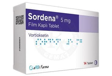 SORDENA 5 MG FILM KAPLI TABLET (14 TABLET) İlaç Görseli