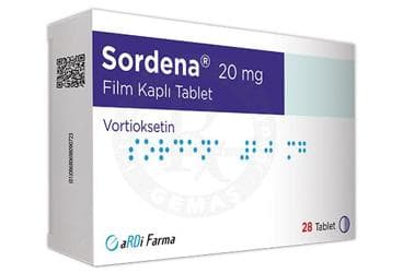 SORDENA 20 MG FILM KAPLI TABLET (28 TABLET) İlaç Görseli