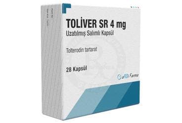 TOLIVER SR 4 MG UZATILMIS SALIMLI KAPSUL (28 KAPSUL) İlaç Görseli