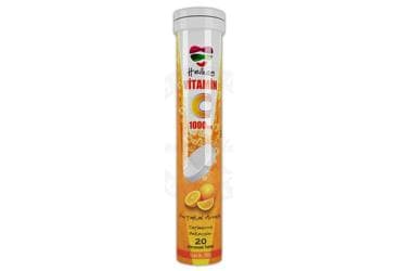 APEXIS VITAMIN C ICEREN PORTAKAL AROMALI TAKVIYE EDICI GIDA 1000 mg 20 tablet İlaç Görseli