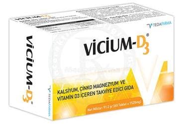 VICIUM-D3 TABLET 60 tablet İlaç Görseli
