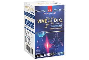 MSL VIMEX D3K2 SPREY 1000 IU 20 ml şişe İlaç Görseli