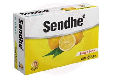 SENDHE HONEY & LEMON PASTIL BAL VE LIMON AROMALI TAKVIYE EDICI GIDA 24 pastil İlaç Görseli