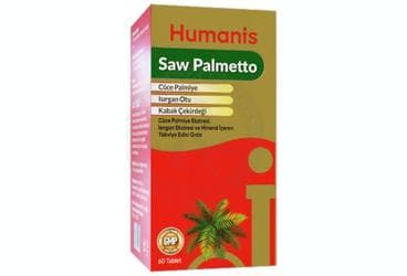 HUMANIS SAW PALMETTO ICEREN TAKVIYE EDICI GIDA TABLET 60 tablet İlaç Görseli
