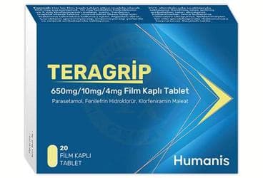 TERAGRIP 650 MG/10 MG/4 MG FILM KAPLI TABLET (20 FILM KAPLI TABLET) İlaç Görseli