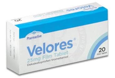 VELORES 25 MG FILM KAPLI TABLET (20 FILM KAPLI TABLET) İlaç Görseli