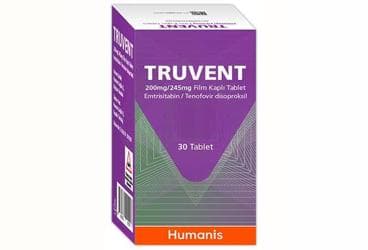 TRUVENT 200 MG / 245 MG FILM KAPLI TABLET (30 TABLET) İlaç Görseli