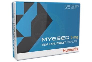 MYESED 5 MG FILM KAPLI TABLET (28 TABLET) İlaç Görseli