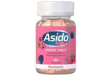 ASIDO FRUTTI AROMALI CIGNEME TABLETI 80 tablet İlaç Görseli