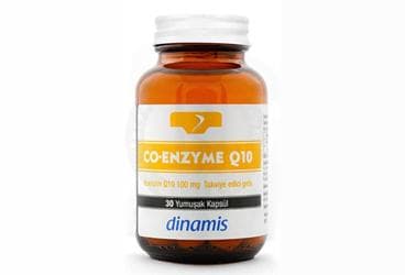 DINAMIS CO-ENZYME Q10 TAKVIYE EDICI GIDA 100 mg 30 kapsül İlaç Görseli