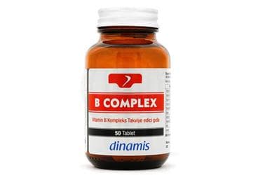 DINAMIS B COMPLEX TAKVIYE EDICI GIDA 50 tablet İlaç Görseli