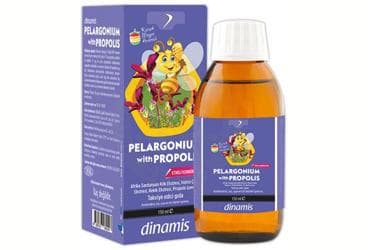 DINAMIS PELARGONIUM WITH PROPOLIS 150 ml şişe İlaç Görseli