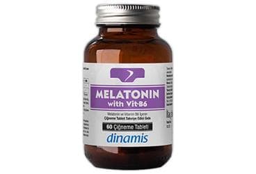 DINAMIS MELATONIN VITAMIN B6 ICEREN TAKVIYE EDICI GIDA 60 tablet İlaç Görseli