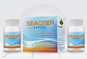 SEAQTEN TAKVIYE EDICI GIDA 30 + 30 kapsül İlaç Görseli
