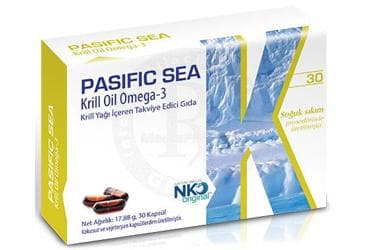 PASIFIC SEA KRILL OIL OMEGA-3 KAPSUL 30 kapsül İlaç Görseli