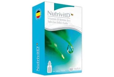 NUTRIVIT D VITAMIN D ICEREN SIVI TAKVIYE EDICI GIDA 50 ml şişe İlaç Görseli
