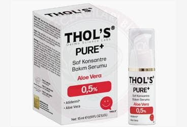THOLS PURE+ SAF KONSANTRE BAKIM SERUMU %0.5 ALOE VERA 15 ml şişe İlaç Görseli
