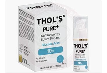 THOLS PURE+ SAF KONSANTRE BAKIM SERUMU %10 GLYCOLIC ACID 15 ml şişe İlaç Görseli