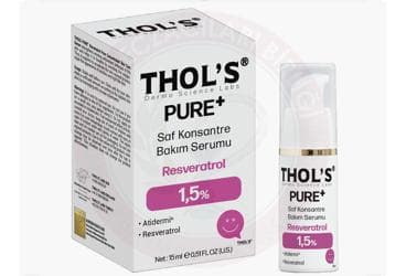 THOLS PURE+ SAF KONSANTRE BAKIM SERUMU %1.5 RESVERATROL 15 ml şişe İlaç Görseli