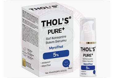 THOLS PURE+ SAF KONSANTRE BAKIM SERUMU %5 MYROTHOL 15 ml şişe İlaç Görseli