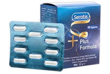 SEROTIS PLUS FORMULA GINKGO BILOBA EKSTRESI, MAGNEZYUM, CINKO, VITAMIN B12 VE VITAMIN B6 ICEREN KAPSUL 60 kapsül İlaç Görseli