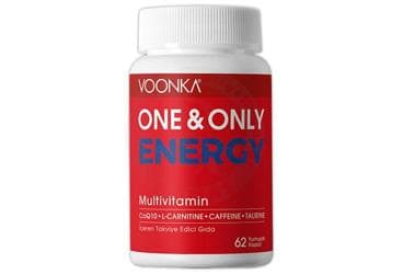 VOONKA ONE&ONLY ENERGY MULTIVITAMIN TAKVIYE EDICI GIDA 62 kapsül İlaç Görseli