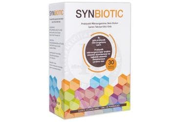 SYNBIOTIC PROBIYOTIK MIKROORGANIZMA, BETA GLUKAN ICEREN TAKVIYE EDICI GIDA 30 kapsül İlaç Görseli