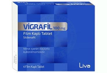 VIGRAFIL 100 MG FILM KAPLI TABLET (4 TABLET) İlaç Görseli