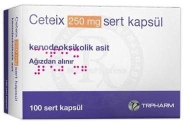 CETEIX 250 MG SERT KAPSUL (100 KAPSUL) İlaç Görseli