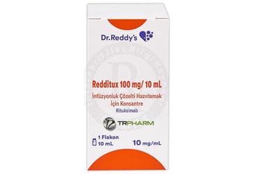 REDDITUX 100 MG/10 ML INFUZYON COZELTESI HAZIRLAMAK ICIN KONSANTRE COZELTI İlaç Görseli