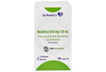 REDDITUX 500 MG/50 ML INFUZYON COZELTESI HAZIRLAMAK ICIN KONSANTRE COZELTI İlaç Görseli