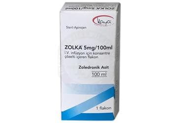 ZOLKA 5MG/100 ML IV INFUZYON ICIN KONS. COZELTI ICEREN 1 FLAKON İlaç Görseli