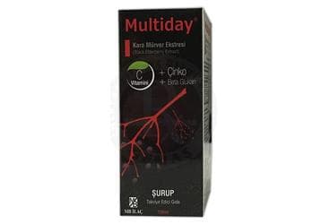 MULTIDAY KARA MURVER EKSTRESI ICEREN SURUP 150 ml şişe İlaç Görseli