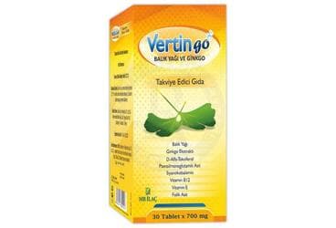 VERTINGO TABLET 30 tablet İlaç Görseli