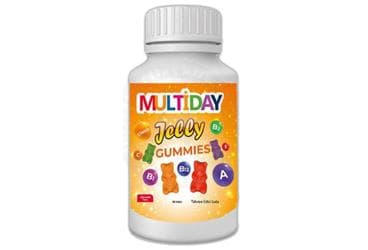 MULTIDAY MULTIVITAMINLI JELLY GUMMIES 100 tablet İlaç Görseli