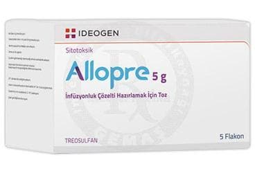 ALLOPRE 5 G INFUZYONLUK COZELTI HAZIRLAMAK ICIN TOZ (5 FLAKON) İlaç Görseli