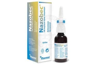 NAZOBEC 100 MCG BURUN SPREYI, SUSPANSIYON (120 DOZ) İlaç Görseli