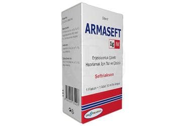 ARMASEFT 1 G IV ENJEKTABL TOZ ICEREN FLAKON (1 FLAKON+10 AMPUL) İlaç Görseli