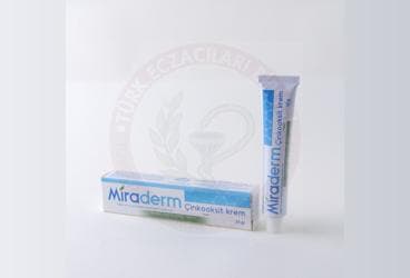 MIRADERM CINKO OKSIT KREM 20 g tüp İlaç Görseli