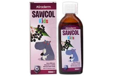 MIRADERM SAWCOL KIDS SURUP 150 ml şişe İlaç Görseli