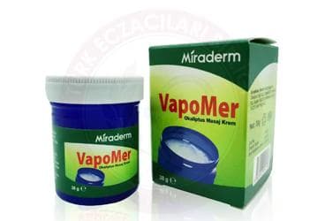 MIRADERM VAPOMER OKALIPTUS MASAJ KREMI 32 g İlaç Görseli