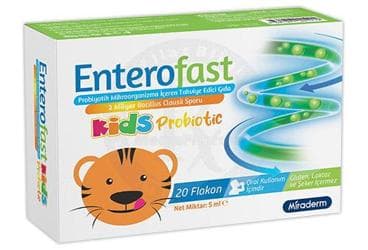 ENTEROFAST KIDS PROBIOTIC 20 FLAKON 20 flakon İlaç Görseli