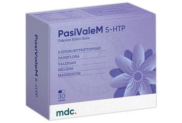 PASIVALEM 5-HTTP ICEREN TAKVIYE EDICI GIDA 30 tablet İlaç Görseli