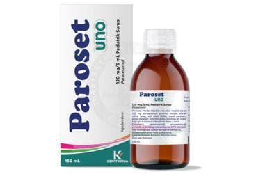 PAROSET UNO 120 MG/5 ML PEDIATRIK SURUP (150 ML) İlaç Görseli